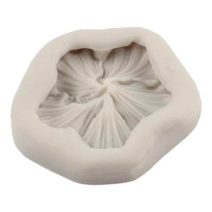 Hibiscus Flower Polymer Clay Mold Hibiscus Silicone Molds for DIY Crafts Epoxy Resin Casting Air Dry Polymer Clay Plaster Jewelry Making - color: Style O
