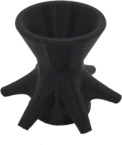 1Pc Black Flower Pouring Cup,Painting Funnel,7 Legs PainttDispenser,Reusable Floral Pattern Paintt Diverter Tool for DIY Making Pour Painting Supplies,Art Paints,Painting, Drawing and Art Supplies