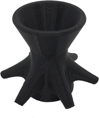 1Pc Black Flower Pouring Cup,Painting Funnel,7 Legs PainttDispenser,Reusable Floral Pattern Paintt Diverter Tool for DIY Making Pour Painting Supplies,Art Paints,Painting, Drawing and Art Supplies
