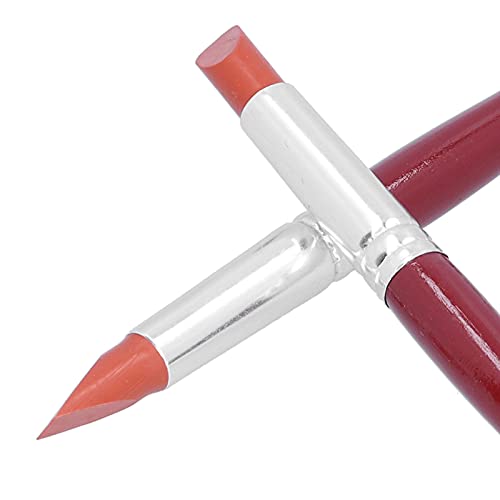 HEEPDD Clay Sculpting Tools, 5pcs Flexible Clay Shaping Pens for Oil Painting, Sculpture, and Crafting Sculpting Tools, Silicone Material, Nan Art Supplies (Red L Size) - color: Red L Size