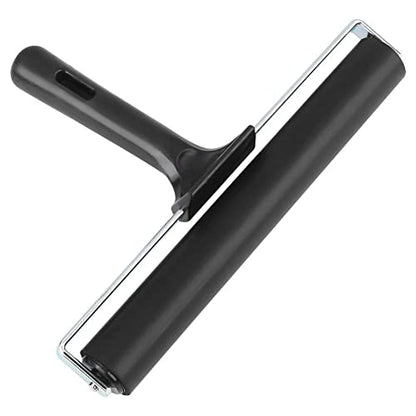 7.8 Inch Soft Rubber Brayer,Rubber Brayer Roller Paint Brush Ink Applicator Art Craft Oil Painting Tool