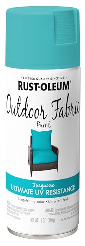 Rust-Oleum 358842 Outdoor Fabric Spray Paint, 12 oz, Turquoise