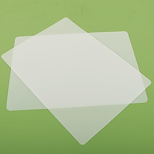 Clear Silicone Mat Small: 9" Non-Slip Baking Mat for Kitchen Counter - Heat Resistant Countertop Liner for Pastry 1/25 x 9 x 12 Inch Translucent (2/Pack) - color: Clear(1mm 2Pcs), size: 12"L x 9"W
