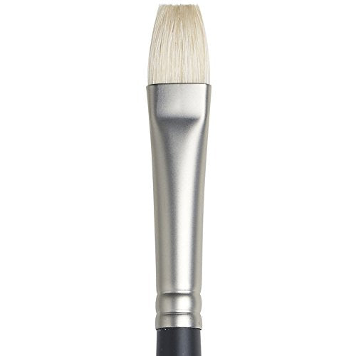 Winsor & Newton Artists' Oil Hog Paint Brush, Long Handle Size 7, Bright - size: #7, style: Bright