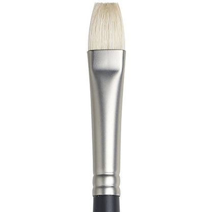 Winsor & Newton Artists' Oil Hog Paint Brush, Long Handle Size 7, Bright - size: #7, style: Bright