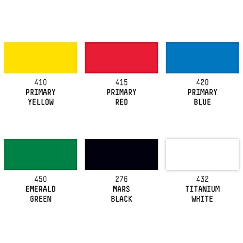 Liquitex Professional Acrylic Gouache Paint, 6 x 22ml (0.74-oz), Primaries Set - style: Primaries Set 12 x 22ml (0.74-oz)