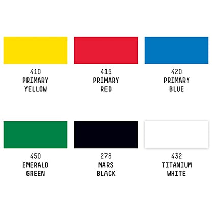Liquitex Professional Acrylic Gouache Paint, 6 x 22ml (0.74-oz), Primaries Set - style: Primaries Set 12 x 22ml (0.74-oz)