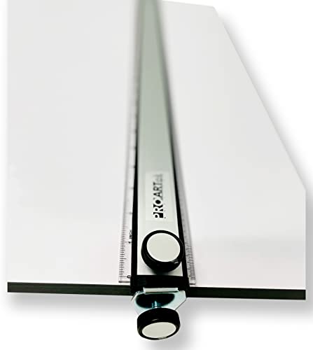 Proartek PK00017 Model PXB31 Portable Drafting Drawing Board 23" x 31"; PXB Series; Adjustable Aluminum Parallel Straightedge; Carry Handle; Architecture Tool for Students and Professionals - size: 23" x 31"