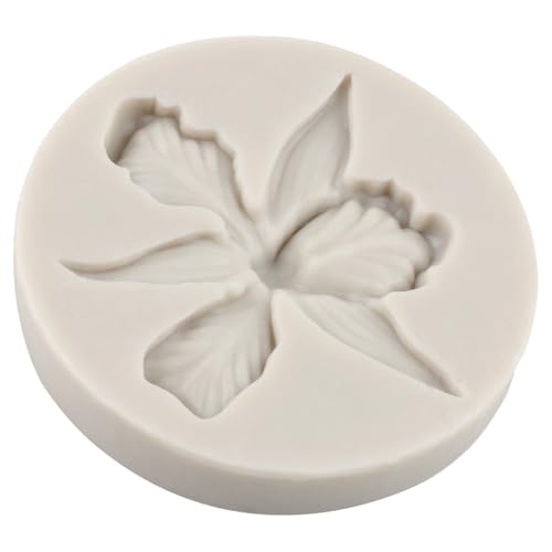 Orchid Flower Silicone Molds Orchid Polymer Clay Mold for DIY Crafts Epoxy Resin Casting Air Dry Polymer Clay Plaster Jewelry Making - color: Style P