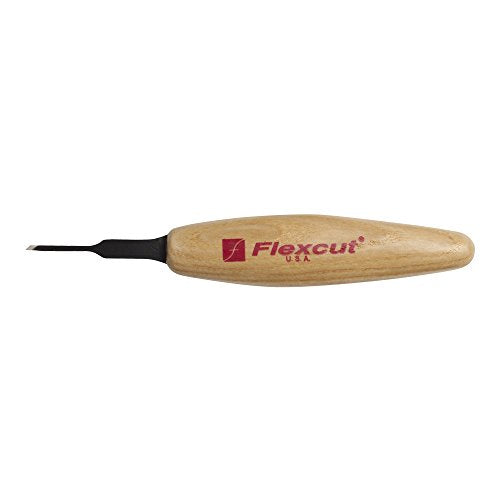 FLEXCUT Micro Skew, Razor Sharp High Carbon Cutting Blade, 1/16 Inch (1.5 mm) (MT15) - size: 1.5mm Micro Skew