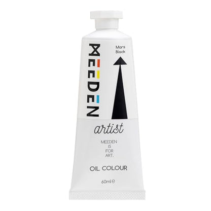 MEEDEN Artist Grade Oil Paint: Mars Black - 60ml/2oz Tube - Professional Art Paints for Canvas Painting - color: Mars Black, size: 2 Fl Oz (Pack of 1)