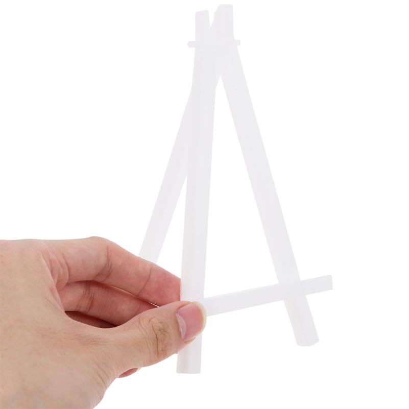 Frcolor 12 Pcs Mini Easel Stand for Painting Canvas Tabletop Portable Small Display Easels Kids Art Adjustable Angle Tripod
