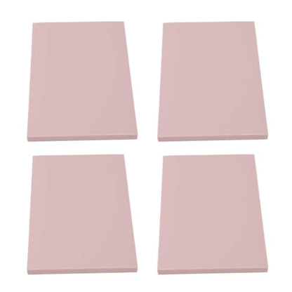 Semme 10PCS Premium Soft Rubber Carving Blocks for Easy DIY Stamp Making and Printmaking for Crafting Levels (Pink) - color: Pink