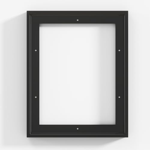 Venusmiles Canvas Frame 11x14 Frame for Canvas Painting Floating for 1" Deep, Floater for Canvas Artist Panel Oil Painting Wall Art Décor, Vertical or Horizontal Picture Wall Decor, Black - color: Black, size: 11x14, 1P