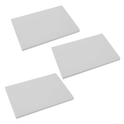 Stamp Block Rubber Carving Block 10PCS White, 10x15x0.8cm DIY Printmaking Material - Soft Easy Carve, Durable Craft for Kids and Professionals (White)