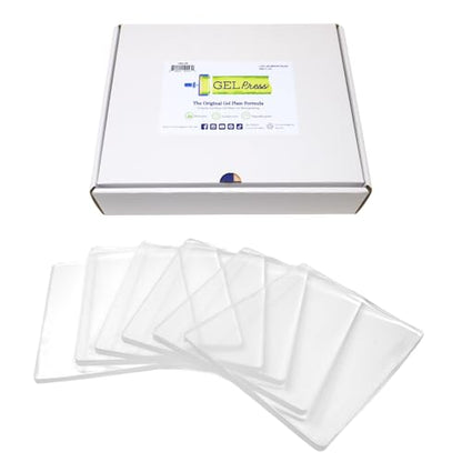 Gel Press Monoprinting Print Plates – 8” x 10” Gel Plate Class Pack Value Pack - Printmaking Supplies - Reusable Gel Printing Plates for Press Art for Card Making, Scrapbooking, Arts and Crafts 6-Pack - size: 8" x 10" 6-pack