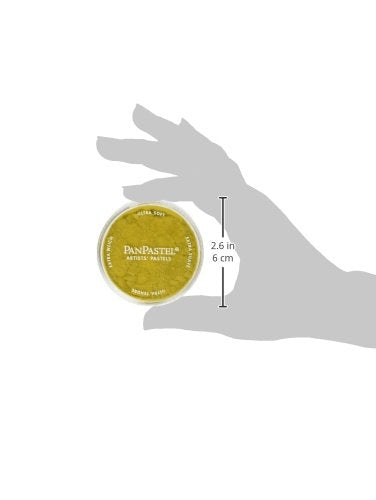 PanPastel Artist Pastels by GOLDEN, Diarylide Yellow Shade, 2.44” / 62mm Pan Diameter, Professional Artist Pastels, Unique Pan Format (cake-like) - color: Diarylide Yellow Shade, size: 1 Count (Pack of 1)