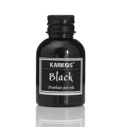 3PCS Calligraphy Pen Ink, Fountain Dip Pen Ink Set Non-Carbon Drawing Writing Art Craft Calligraphy Inks Bottles, Glass Dip Pen Ink 30ml - color: Black, size: 3 Pack
