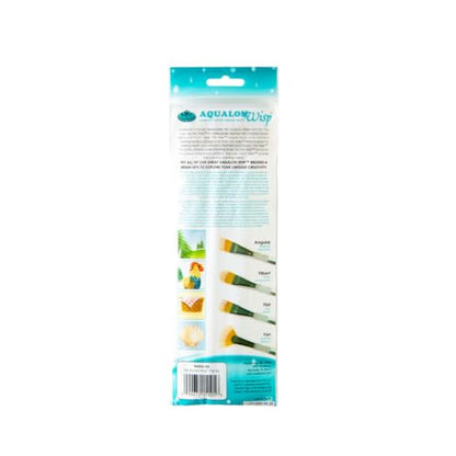 Royal & Langnickel Aqualon Wisp Flat Artist Brush Set, 5-piece - style: Flat