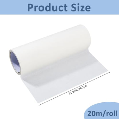 SUPERFINDINGS Masking Tape 0.3x20m General Purpose Tape Textured Paper for Painting White Art Adhesive Protective Paper Roll Tracing Frisket for Artists Painting Crafting Covering Skirting - size: 20x0.3m