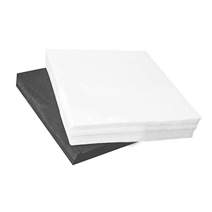 Ecotex® Screen Printing Test Pellons (White - 15" x 15" - 25 Pack) Disposable Test Screen Sheets for Screen Printing Pallet, Test Pellon Squares for Screen Printing Ink - Screen Printing Supplies - color: White