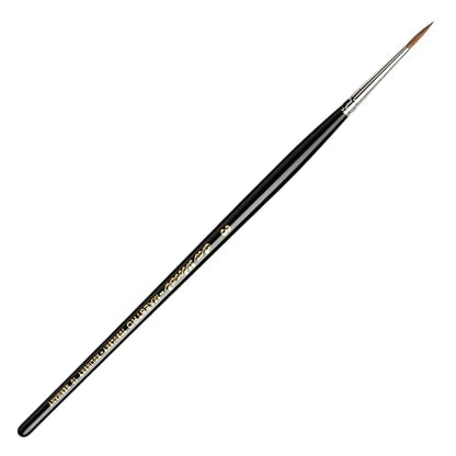 da Vinci Watercolor Series 10 Maestro Paint Brush, Round Kolinsky Red Sable, Size 3 - size: Size 3, style: Round Series 10