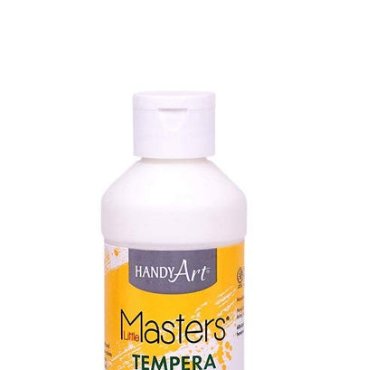 Handy Art Little Masters Tempera Paint 8 ounce, White - color: White, size: 8 Fl Oz (Pack of 1)