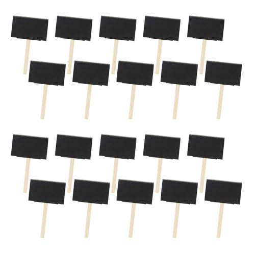 Twenty Pcs Sponge Paint Brush Set Assorted Sizes Wood Handle Foam Brushes for Painting Staining Varnish Craft - size: 7.5cm diameter