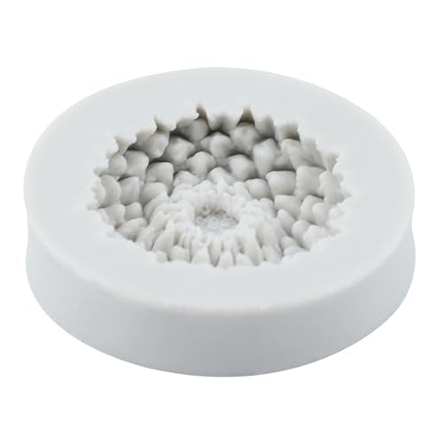 Flower Polymer Clay Mold Chrysanthemum Clay Molds Chrysanthemum Flower Silicone Mold for DIY Crafts Air Dry Plaster Jewelry Making Epoxy Resin Casting - color: Style D