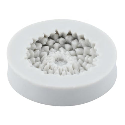 Flower Polymer Clay Mold Chrysanthemum Clay Molds Chrysanthemum Flower Silicone Mold for DIY Crafts Air Dry Plaster Jewelry Making Epoxy Resin Casting - color: Style D