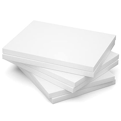 GOTIDEAL Stretched Canvas, 12x16 Inch Set of 6, Primed White - 100% Cotton Artist Canvas Boards for Painting, Acrylic Pouring, Oil Paint Dry & Wet Art Media - color: White, size: 12"x16"