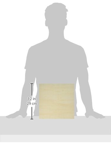 Ampersand Artist Panel Unprimed Basswood, 1.5 Inch Depth, 12X12 Inch (UPWP151212) - size: 12X12, style: 1-1/2" Cradled