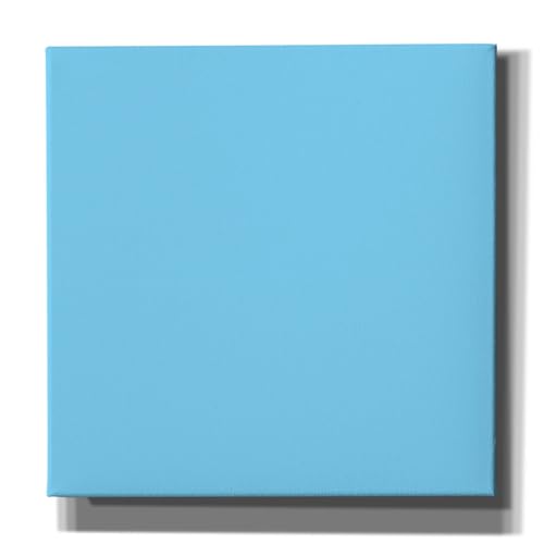 Epic Art Group Artist Stretched Baby Blue Printed Canvas, 8"x8"x0.75" Great for Acrylic Paint - color: Blue, size: 8x8