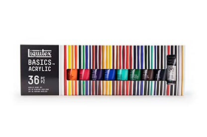 Liquitex BASICS Acrylic Paint Set, 36 x 22ml (0.74-oz) Tube Paint Set - style: 36 x 22ml (0.74-oz)