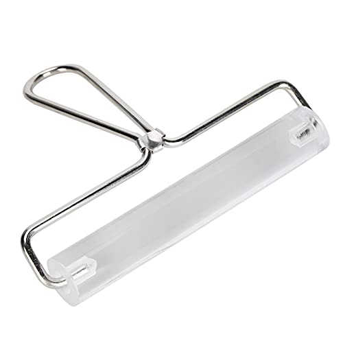 Sunicon Acrylic Roller, with Handle Transparent Polymer Clay Non stick Craft Pottery Ceramic Sculpture Hand Tool (15cm roller) - size: 15cm roller