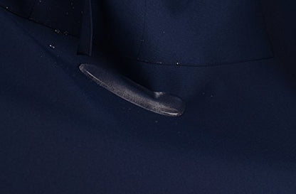 Resist water 3 big Pockets Waist Server Apron Kitchen Restaurant Unisex Half Aprons - color: Navy