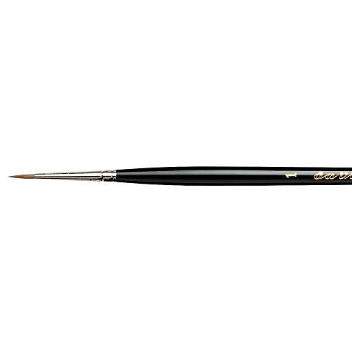 da Vinci Watercolor Maestro Series 10 Size 1 - Sharp Round - Maestro Kolinsky Red Sable - The Finest Kolinsky Available - Made in Germany - size: Size 1, style: Round Series 10