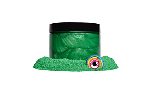 Eye Candy Pigments Premium Green Mica Powder - Imperial Jade (50gr) - for Epoxy, Resin, Soap, Paint, Woodworking, Acrylic Pouring, Bath Bombs, Fishing Lures - DIY Arts and Crafts Additive - color: Imperial Jade
