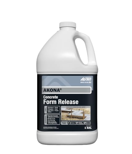 Concrete Form Release 1 Gallon, Release Agent for Molds, Spray Formula | Concrete & Cement Mold Release Spray, Agent for Easy Removal, Great for Forms, Oil, Liquid Release - size: 1 Gallon