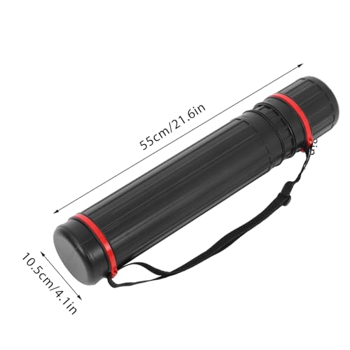 VILLCASE Telescoping Poster Tube Plastic Storage for Mailing and Protecting Artwork for Posters Documents and Drawing Tools