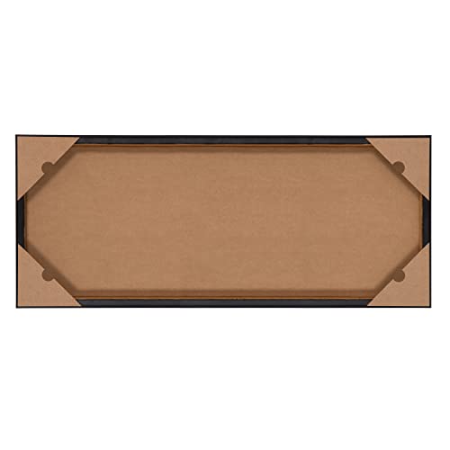 Kate and Laurel Sylvie Blank Framed Canvas Wall Art, 18x40 Bright Gold, Modern Empty Canvas for Paint-Your-Own Art, Premium Canvas Already Framed - color: Gold, size: 18"L x 40"W