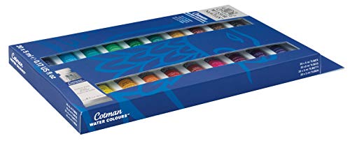 Winsor & Newton Cotman Watercolor Paint Set, 20 Colors, 5ml (0.17-oz) Tubes - style: 20 Tube Set 5ml