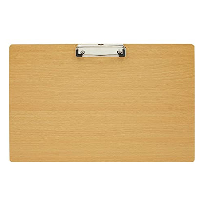 Juvale Wooden Clipboard - 11.5 x 17 in, Natural Wood - Lap Board & Lap Easel - Legal Size Clipboard for Forms - Portable Drawing Board - size: 11.5-x-17-inch