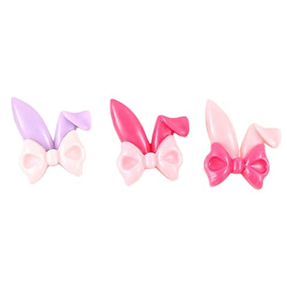 Ears Silicone 3D Bowknot Epoxy Resin Casting Mold for Keychain Jewelry Home Decor Casting Tool Resin Filler Animals/Halloween / / Music