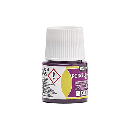 Pebeo 024-011 Porcelaine 150, China Paint, 45 ml Bottle - Garnet Red - color: Garnet Red, size: 1.52 Fl Oz (Pack of 1)