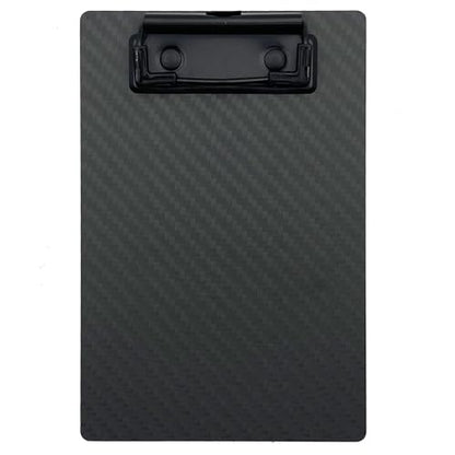 4.3 * 6.5 * 0.06inch Super Hard&Portable Mini Carbon Fiber Clipboard with Hook&Pen Holder,Strong Black Low Profile Clip,Dry Carbon Clip Board,Writing Board A7 Small Note Board - color: Black Clip, size: 4.3*6.5*0.06inch+1Clip