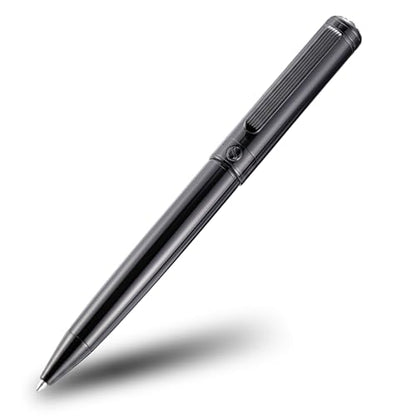 Scriveiner Gun-Metal Lacquer Ballpoint Pen - Stunning Luxury Pen, Schmidt Black Refill, Best Gift Set for Men & Women, Professional Executive Office, Nice Fancy Designer Pens - color: 21. Gun-Metal
