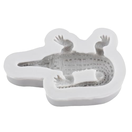 Crocodile Silicone Resin Mold Ocean Animal Polymer Clay Molds for DIY Crafts Epoxy Resin Casting Air Dry Polymer Clay Plaster Jewelry Making - color: Style H