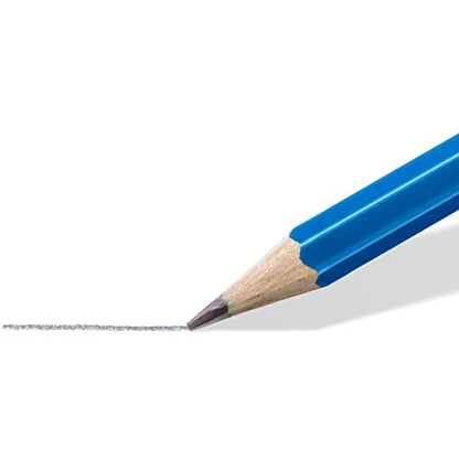Staedtler Mars Lumograph 3B Graphite Art Drawing Pencil, Medium Soft, Break-Resistant Bonded Lead, 12 Pack, 100-3B - color: 3B