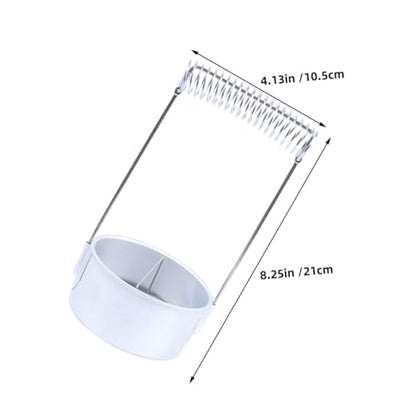 STOBOK 2pcs Stainless Steel Brush Cleaning Barrel Drying Rack for Art Paint Brush Washer Holder for Artists Bucket